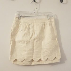 Anthropology Scallop Skirt
